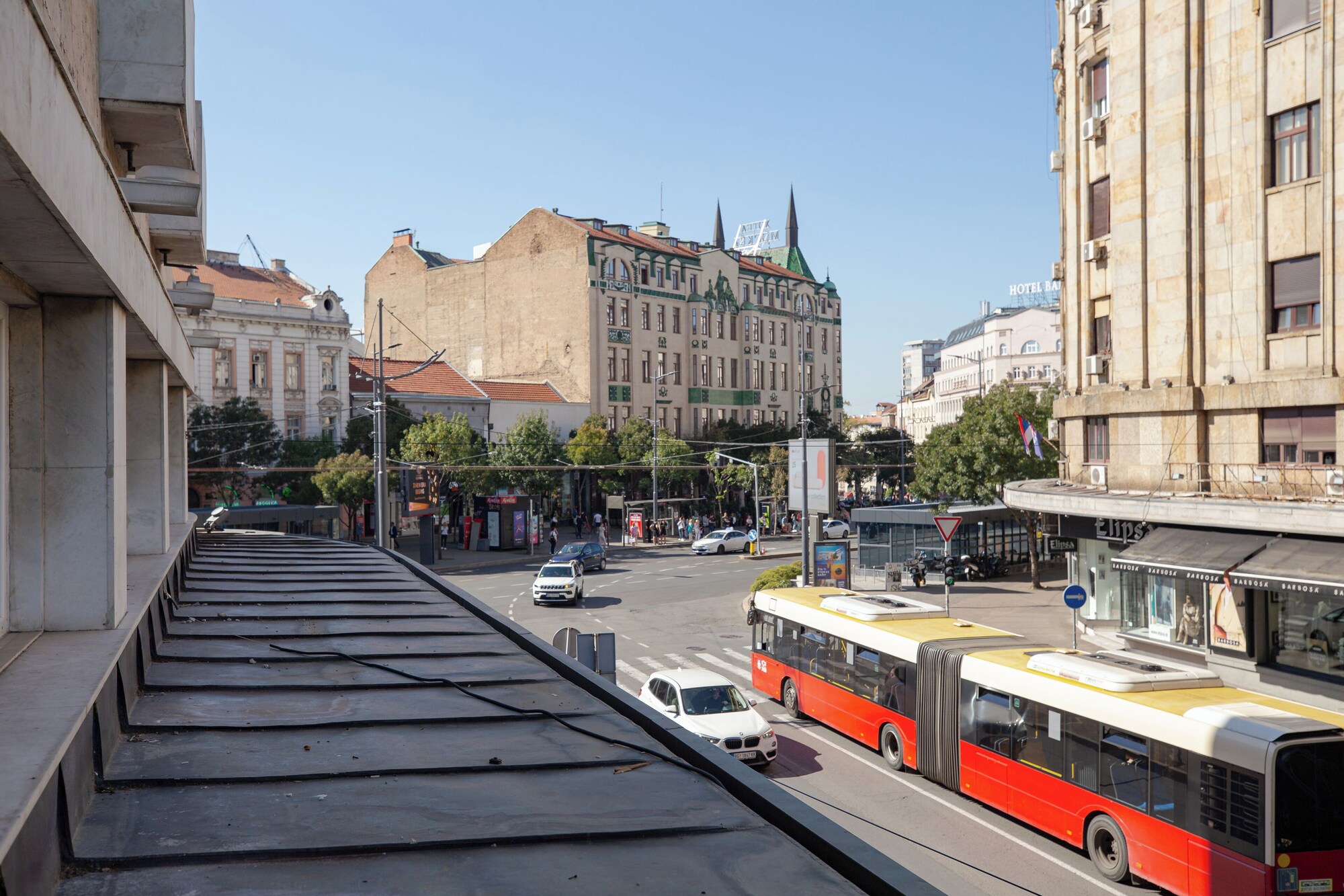 Belgrade street near Terazije